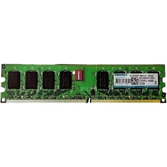 رم دسکتاپ DDR2 دو کاناله 1066 مگاهرتز CL6 کینگ مکس مدل KLEE88F-B8KU6 ظرفیت 2 گیگابایت